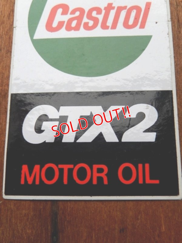 画像3: ad-1218-09 Castrol / GTX2 Motor Oil Sticker