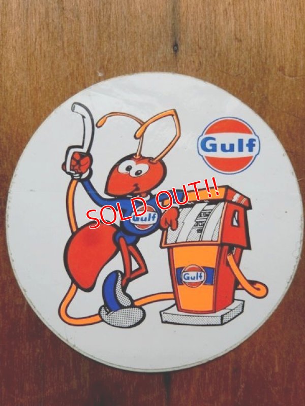 画像1: ad-1218-05 Gulf / Vintage Sticker (Ant)