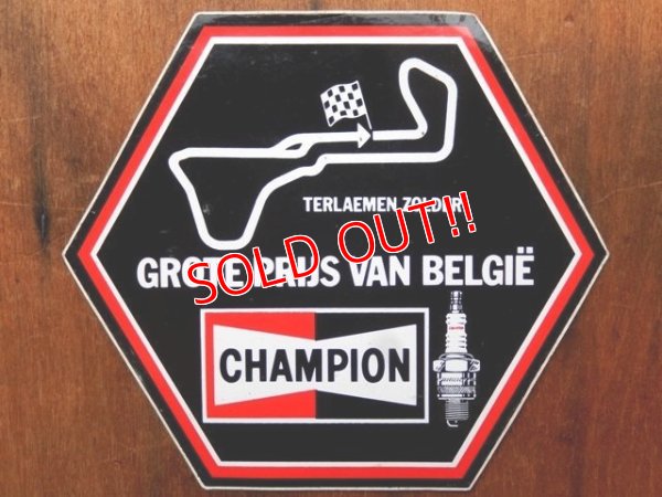 画像1: ad-1218-17 CHAMPION / Circuit Zolder Sticker