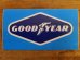 画像1: ad-1218-16 Goodyear / Vintage Sticker (Blue) (1)