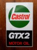 画像1: ad-1218-09 Castrol / GTX2 Motor Oil Sticker (1)