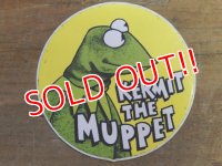 ad-1218-98 Muppets / "KERMIT THE MUPPET" Sticker