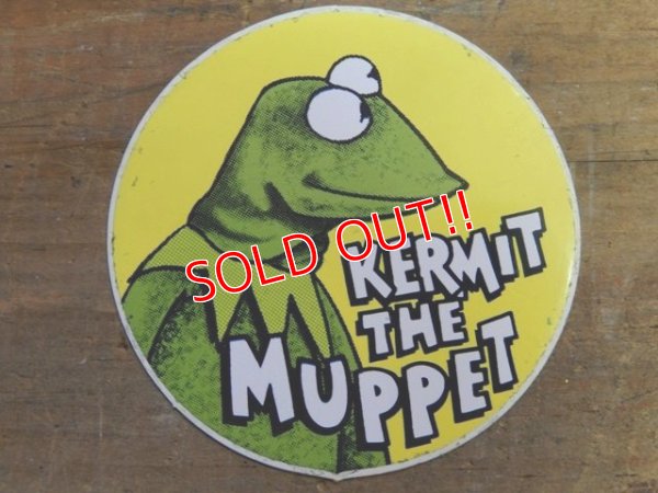 画像1: ad-1218-98 Muppets / "KERMIT THE MUPPET" Sticker