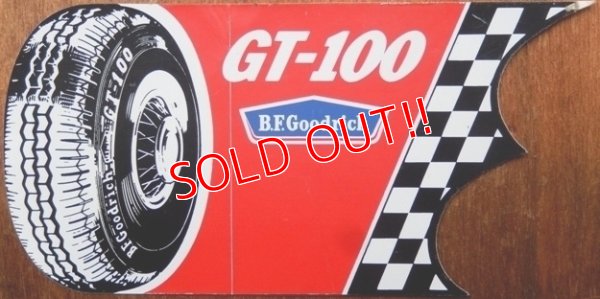 画像1: ad-1218-14 B.F.Goodrich / GT-100 Vintage Sticker