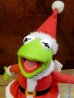 画像2: ct-131217-28 Kermit / 2001 Plush doll "Santa" (2)