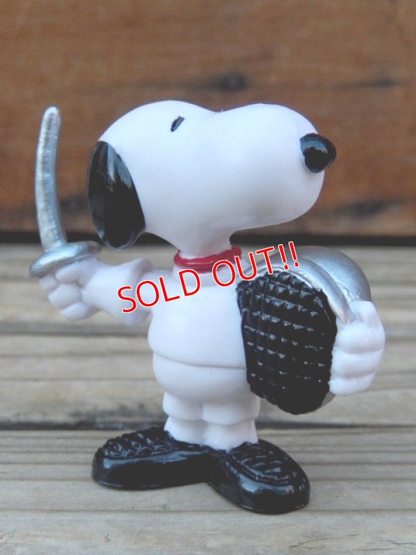 画像1: ct-131218-04 Snoopy / Schleich 80's PVC "Fencing"