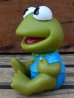画像2: ct-131210-29 Baby Kermit / Hasbro 1984 Soft vinyl toy (2)