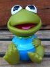 画像1: ct-131210-29 Baby Kermit / Hasbro 1984 Soft vinyl toy (1)
