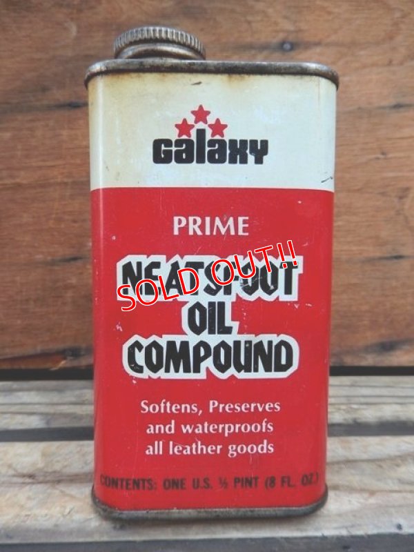 画像1: dp-131201-04 Galaxy / Vintage Neatsfoot Oil Compound can