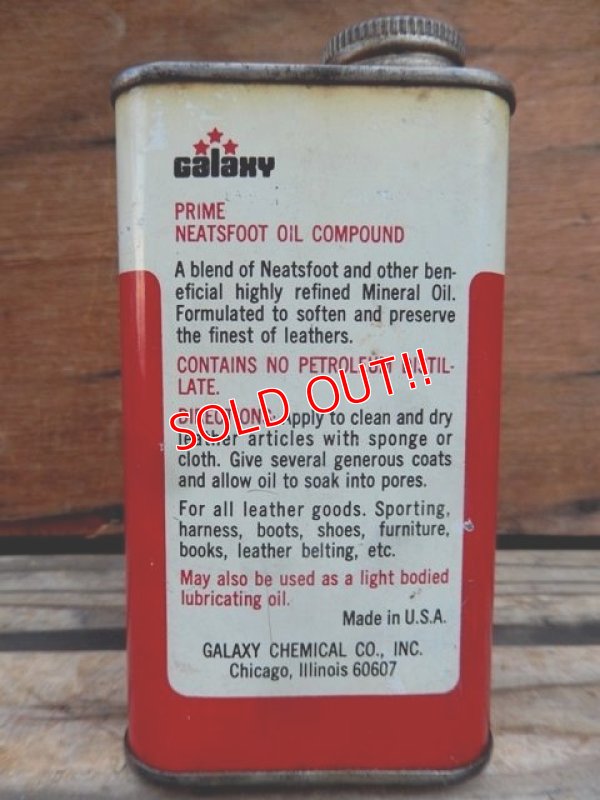画像4: dp-131201-04 Galaxy / Vintage Neatsfoot Oil Compound can