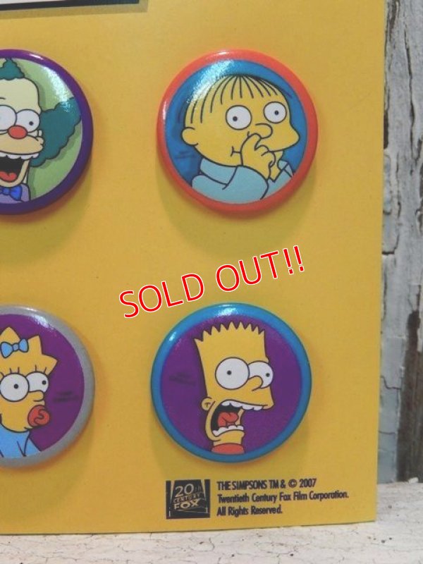 画像3: ct-131229-02 the Simpsons / 2007 Pinback set