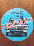 ad-1218-21 Chrysler 180 / Vintage Sticker 