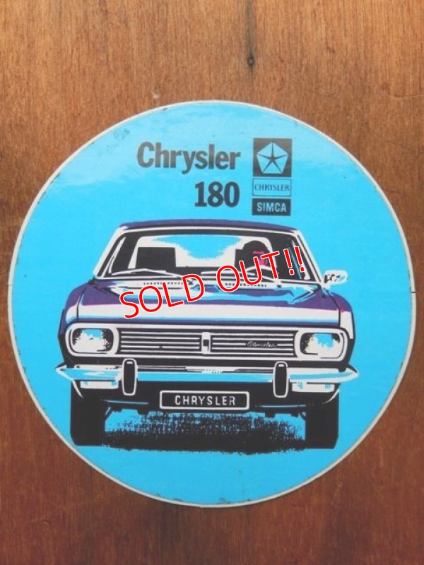 画像1: ad-1218-21 Chrysler 180 / Vintage Sticker 