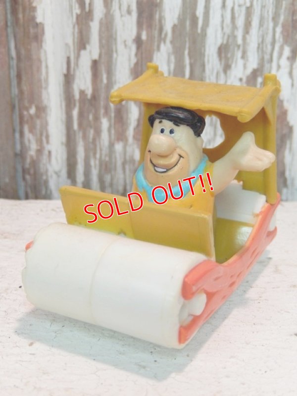 画像1: ct-130625-47 Fred Flintstone / Applause 1990 Plastic Car