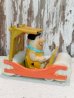 画像3: ct-130625-47 Fred Flintstone / Applause 1990 Plastic Car (3)