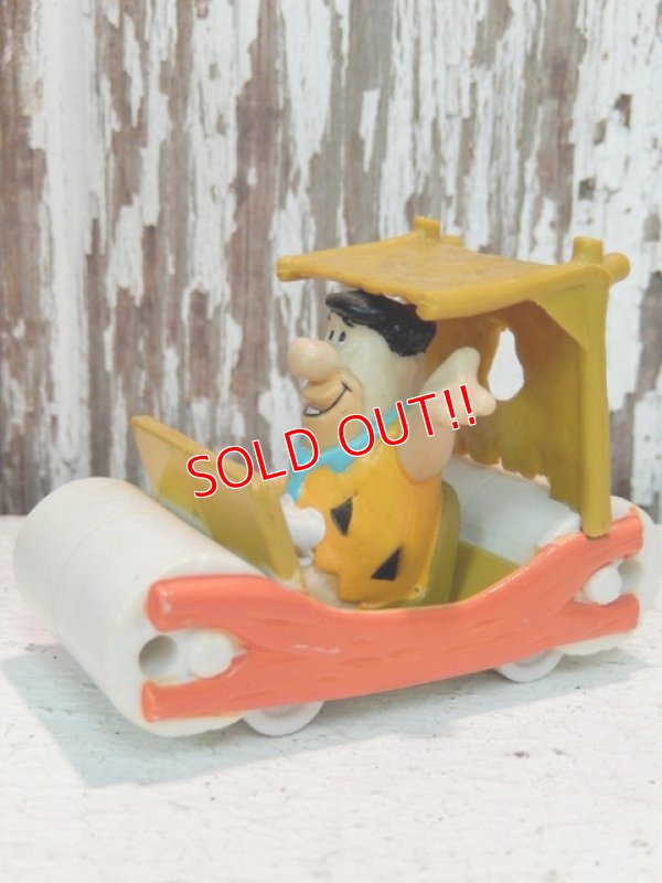 画像2: ct-130625-47 Fred Flintstone / Applause 1990 Plastic Car