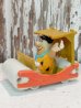 画像2: ct-130625-47 Fred Flintstone / Applause 1990 Plastic Car (2)