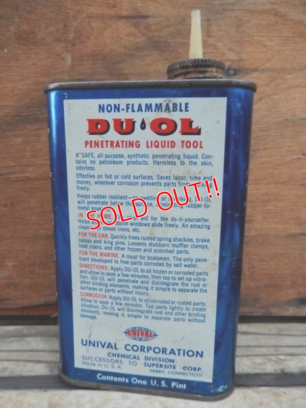 画像4: dp-131201-12 DU・OL / Penetrating Liquid Tool Oil can