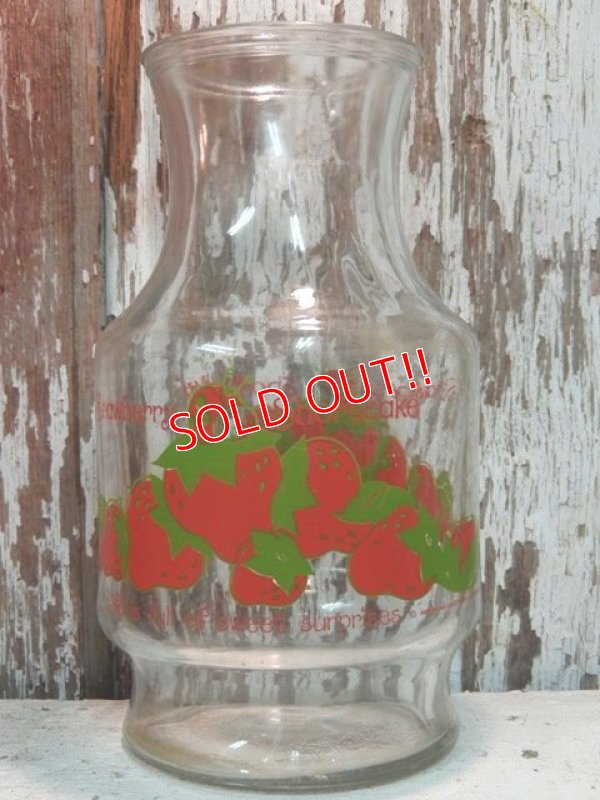 画像1: gs-130716-04 Strawberry Shortcake / Anchor Hocking 80's Glass Jar