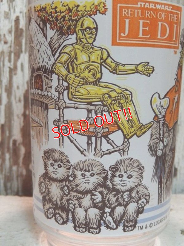 画像3: gs-131210-02 STAR WARS / 1983 Return of the JEDI Plastic Cup "Ework,R2-D2,C-3PO"