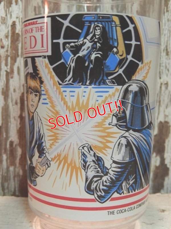 画像3: gs-131210-03 STAR WARS / 1983 Return of the JEDI Plastic Cup "Luke Skywalker & Darth Vader"