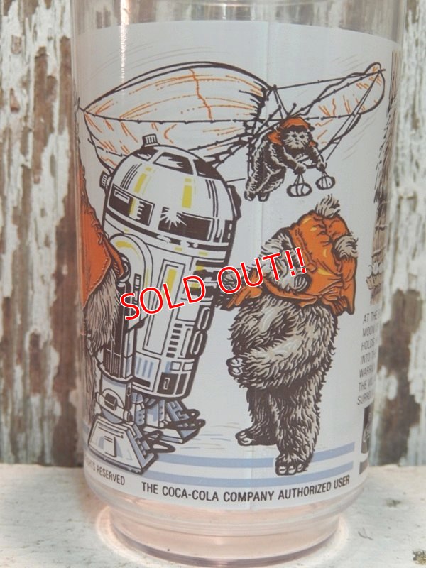 画像2: gs-131210-02 STAR WARS / 1983 Return of the JEDI Plastic Cup "Ework,R2-D2,C-3PO"