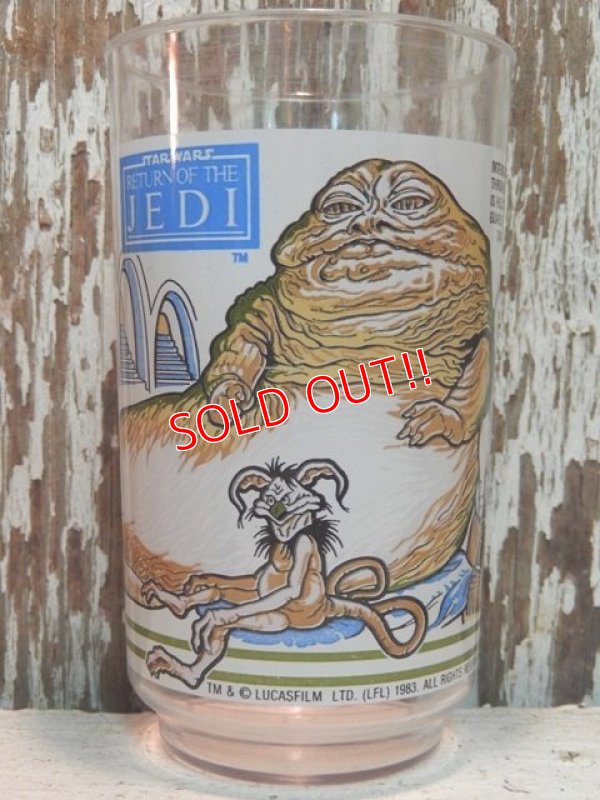 画像1: gs-131210-05 STAR WARS / 1983 Return of the JEDI Plastic Cup "Jabba the Hutt"