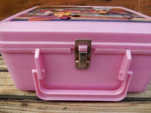 他の写真1: ct-131121-12 Mickey Mouse & Minnie Mouse / Aladdin 90's Plastic Lunchbox