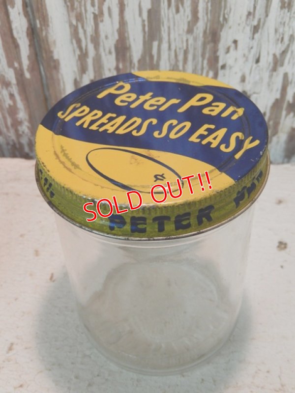 画像1: dp-140108-07 Peter Pan / 60's Spreads So Easy Glass Jar