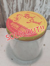 dp-140108-06 Royal Snack / Vintage Herring Tidbits Glass Jar