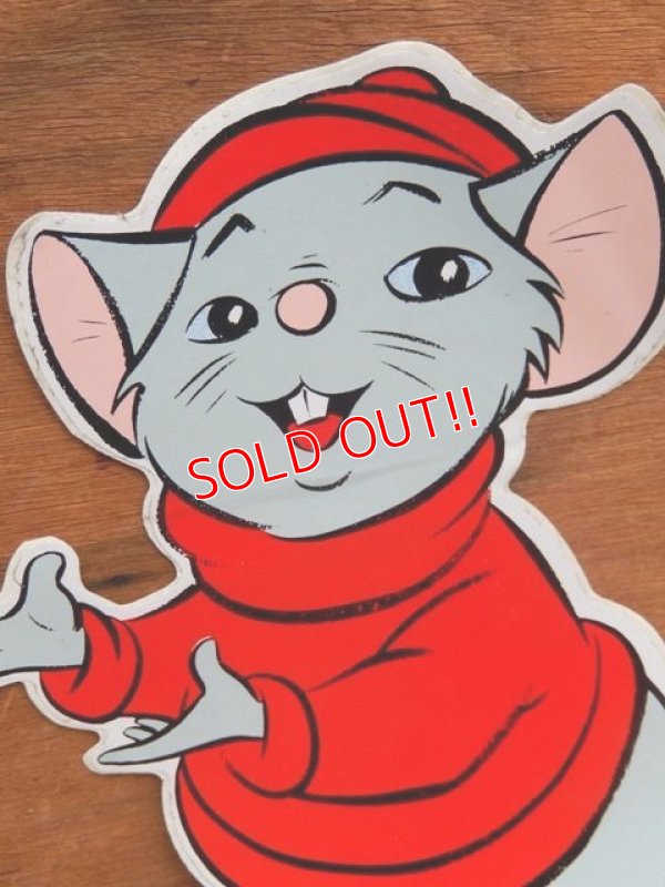 画像2: ad-131218-01 The Rescuers / Bernard 70's Sticker