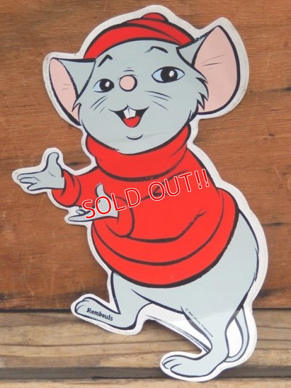 画像1: ad-131218-01 The Rescuers / Bernard 70's Sticker