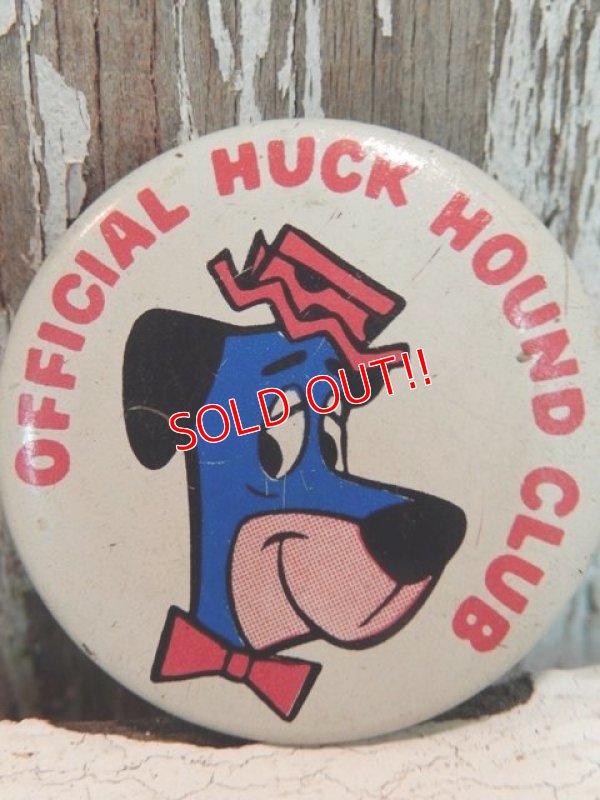 画像1: pb-110124-04 Official Huck Hound Club / 60's Pinback