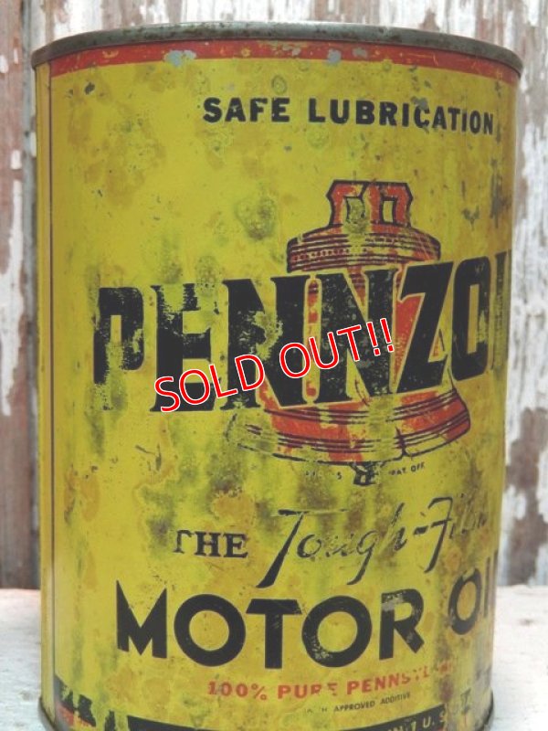 画像2: dp-140114-04 PENNZOIL / 50's-60's Motor Oil can