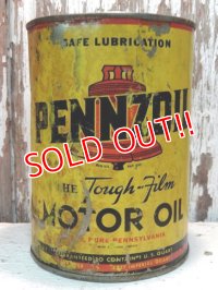 dp-140114-04 PENNZOIL / 50's-60's Motor Oil can