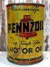 画像1: dp-140114-04 PENNZOIL / 50's-60's Motor Oil can (1)