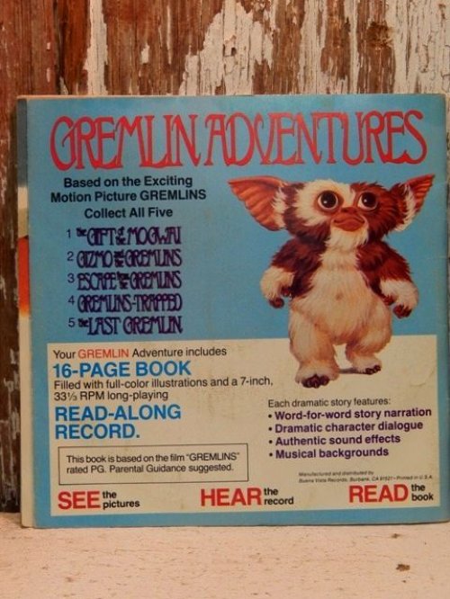 他の写真3: ct-140114-06 Gremlins / 80's Read-Along Record Story 1