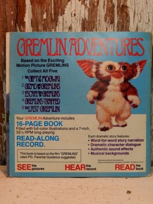 他の写真3: ct-140114-10 Gremlins / 80's Read-Along Record Story 5