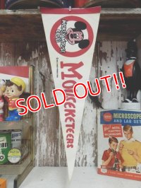 ct-140121-56 Mickey Mouse Club / 60's-70's Mouseketeers Pennant
