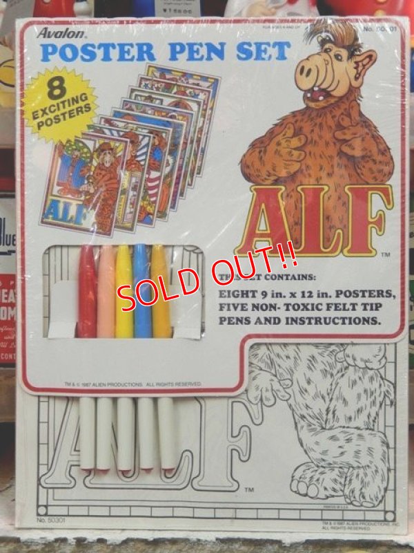 画像1: ct-140114-47 ALF / 80's Poster Pen Set