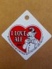 画像1: ct-140114-43 ALF / 80's Valentine's Card "I LOVE ALF" (1)