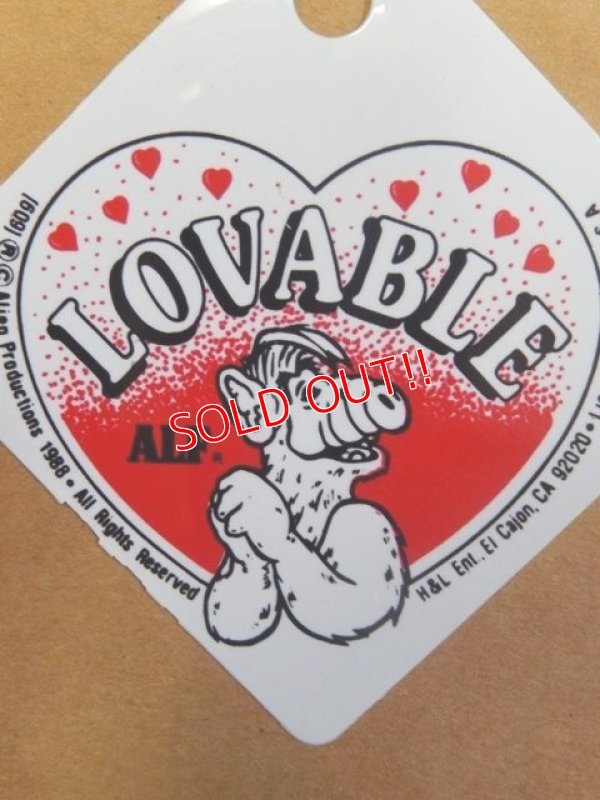 画像2: ct-140114-43 ALF / 80's Valentine's Card "LOVABLE"