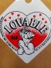 画像2: ct-140114-43 ALF / 80's Valentine's Card "LOVABLE" (2)