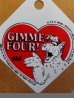 画像2: ct-140114-43 ALF / 80's Valentine's Card "GIMME FOUR!" (2)