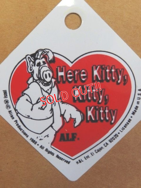 画像2: ct-140114-43 ALF / 80's Valentine's Card "Here Kitty, Kitty, Kitty"