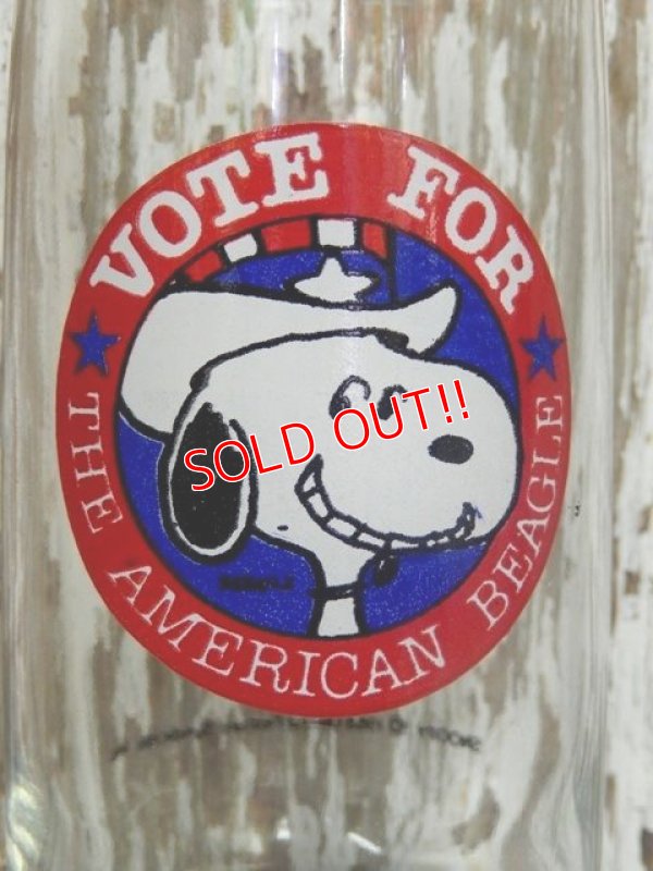 画像2: gs-140205-01 Snoopy / Anchor Hocking 80's Vote for the American Beagle