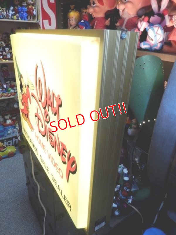 画像5: ct-140204-02 Walt Disney's / 80's Home Video Dealer Light Up Sign