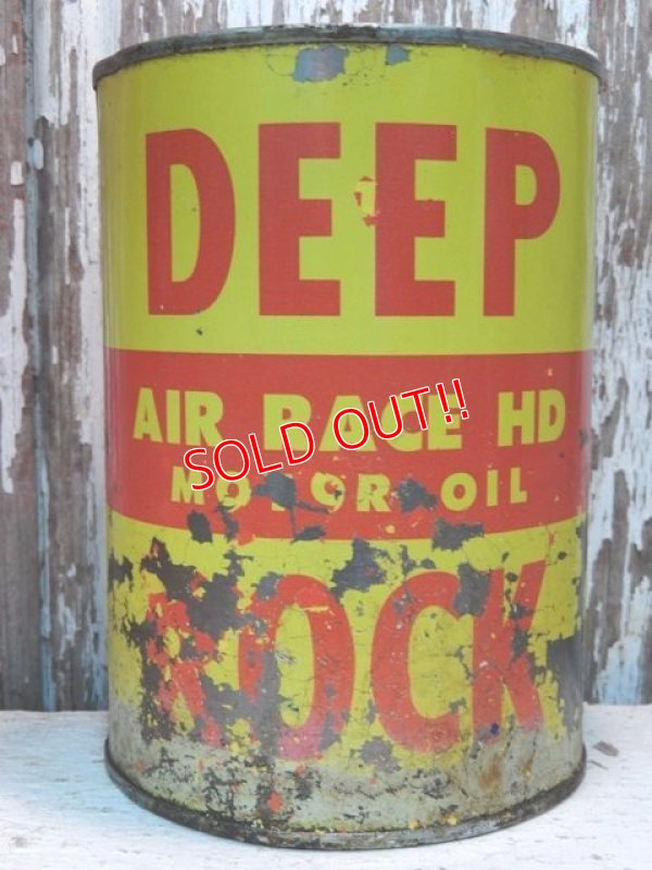画像1: dp-140114-08 DEEP ROCK / Motor Oil Can