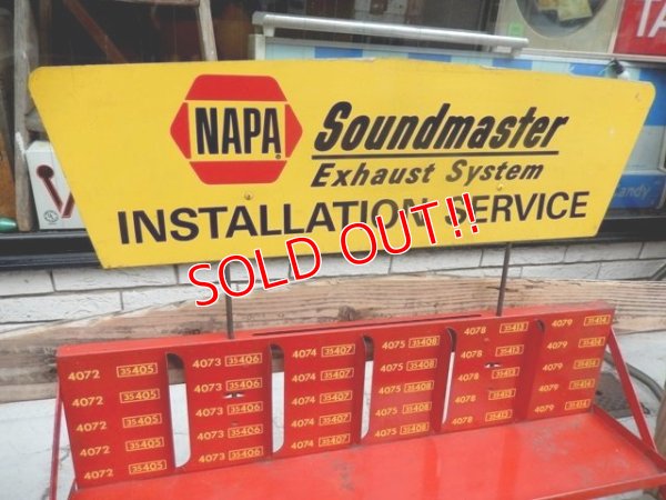画像2: dp-140201-08 NAPA / Soundmaster Exhaust System metal rack