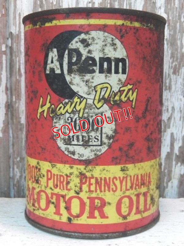 画像1: dp-140114-10 A Penn / Motor Oil Can